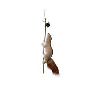 Festival Squirrel Decors with Foam PVC Branches Realistic Detail for Holiday Tree Homes Interior Styling Portable Squirrel Figurine