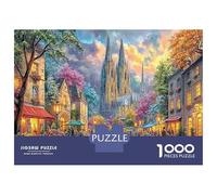 Festival Street 1000 Piece Jigsaw Puzzle for Adults Fun Challenges Home Decoration 52x38cm/1000pcs