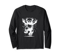 Festival Street Art Trippy Rave Graffiti Dancing Teddy Bear Long Sleeve T-Shirt