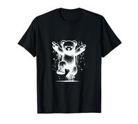 Festival Street Art Trippy Rave Graffiti Dancing Teddy Bear T-Shirt