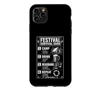 Festival Survival Guide Funny Rock Metal Music Camping Case for iPhone 11 Pro Max