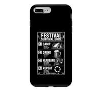 Festival Survival Guide Funny Rock Metal Music Camping Case for iPhone 7 Plus/8 Plus