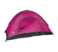 Festival Tent for 2 People, Approx. 200 x 120 x 100 cm, 170T Polyester, Hydrostatic Head 1000 mm, PE Base, Fibreglass Poles, Colour: Pink