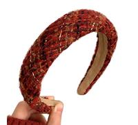 Festival Theme Headbands For Female French Red Headband Soft Foam Hairband Make-Up Tool Girl Headdress Accessories Vintage Headband Hair Hoop French Headwear Hair Ornament