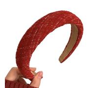 Festival Theme Headbands For Female French Red Headband Soft Foam Hairband Make-Up Tool Girl Headdress Accessories Vintage Headband Hair Hoop French Headwear Hair Ornament