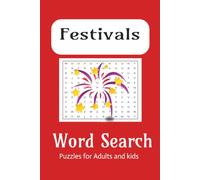 Festivals words search puzzles: Word searches with easy to read print about Weather,climate and More | 6x9 inches | 110 pages | 50+ puzzles ... Gift for holidays,vacation and fun.