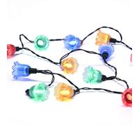 Festive 100 Petal String Lights - Multi