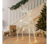 Festive 120cm Iridescent Statement Reindeer