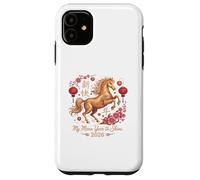 Festive 2026 Crazy Horse Lady My Mane Year To Shine Fortune Case for iPhone 11