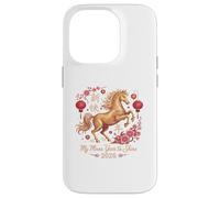 Festive 2026 Crazy Horse Lady My Mane Year To Shine Fortune Case for iPhone 14 Pro