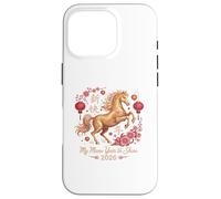 Festive 2026 Crazy Horse Lady My Mane Year To Shine Fortune Case for iPhone 16 Pro