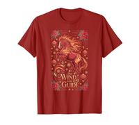 Festive 2026 Horse Lady Wind My Guide Zodiac Rider Fortune T-Shirt