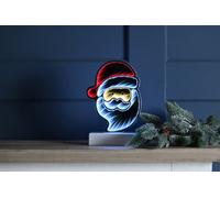 Festive 23Cm Bo Infinity Santa Face With Timer