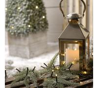 Festive 400 Warm White Battery Operated String Lights