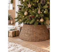 Festive 50cm X 70cm Natural Willow Tree Skirt