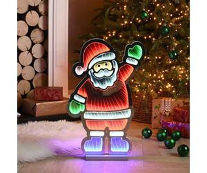 Festive 56Cm Santa Infinity Light