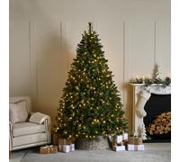 Festive 5ft Pre-Lit Ben Nevis Pine Christmas Tree