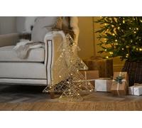 Festive 60Cm Bo Lit Gold Shimmer Tree With Timer-Ww Led