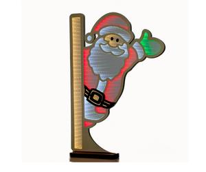 Festive 60cm Infinity Light Decoration SANTA