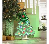 Christmas Infinity Tree With Wooden Base - 60cm