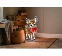 Festive 60Cm Infinity Reindeer With Bow