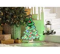 Festive 60Cm Infinity Tree With Wooden Base