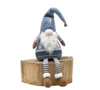 Festive 71cm Blue Nordic Gonk With Dangly Legs