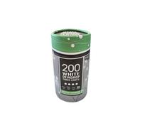 Festive Battery Operated Dewdrop Timer Lights - 200 White