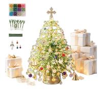 Festive Bead Craft Set Colourful ABS Tree Project for Family Activities