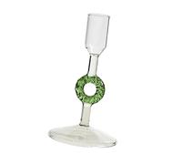 Festive Borosilicate Tree Candleholder Artisanal Craftsmanship, Accommodates Standard Waxlights, Permanent Holiday Centerpiece Modern Glass Flame Ribbed Borosilicate Christmas Tree Artwork