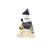 Festive box of chocolate rawetes and bars Galler Christmas Tree, 18 pcs.