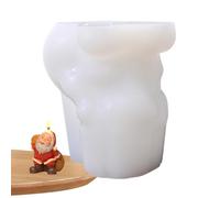 Festive Candle Moulds | 3D Resin Casting - Christmas Pattern Mould for Candle Making | For Crafts Holidays Thanksgiving Autumn Winter Birthday Table Home Decoration