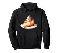 Festive Caramel Cheesecake Delight Pullover Hoodie