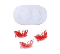 Festive Carp Shaped Silicone Baking Tool High Temperature Resistance for Creative Dessert Preparation Birthday Party Supplies Fish Silicone Mold