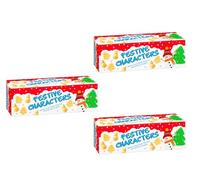 Festive Characters - White Chocolate - Enjoy Some Tasty Treats This Christmas With These Festive Characters - Delicious White Chocolate Christmas Shapes - Weight: 80g (Approx.) - Pack Of 3