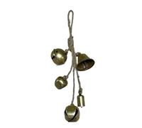 Festive Christmas Bell | Traditional Holiday Decoration with a Bright Chime and - Ideal for adding a holiday atmosphere to your home, perfect for decorating trees, trees and small