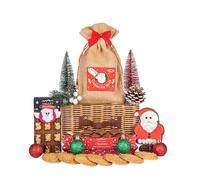 Festive Christmas Box - Christmas-Eve Box - Non Acoholic - Alcohol Free Hampers - Family Hamper - Luxury Xmas - Corporate Gifting - Staff Gifts - Food Gift
