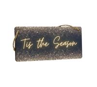 Festive Christmas Decor - Reads 'Tis the Season - Perfect Home Idea for Family, Teens, Girlfriend, Wife - Great for Parties and Celebration Season! (smlsgn-ds23-tistheseas)