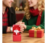 Festive Christmas toy The Annoying With Xmas Surprise Container Annoying Christ Mas In A Containe Really Prank Surprise Up Novelty Funny Fo Occasions Festival (Red1, 5cm)