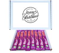 Festive Christmas Treat Box | Vimto Chew Bars 24 Pack Box of Classic Retro Sweets Bursting with Signature Vimto Fruit Flavour Chewy and Juicy Candy Treat