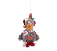 Festive Christmas Tree Decorations Pendant Plush Toy Santa Deer Snowman Ornaments For Festive Home Decor Theme Decorations Gifts Ornament Reindeer Santa Snowman Ornaments Hanging Pendant Holiday Decor