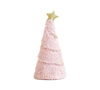 Festive Christmas Tree Five Pointed Star Plush Toppers Decorations Unique Charm Ornament For Create Holiday Atmospheres Christmas Tree Decor