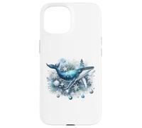 Festive Christmas Whale: Winter Wonder Land Case for iPhone 15
