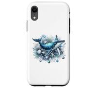 Festive Christmas Whale: Winter Wonder Land Case for iPhone XR