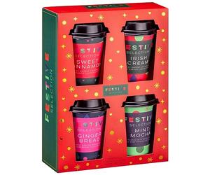 Festive Coffee Collection Boxed Gift Set Mini Cups Instant Coffee 4 x 22g