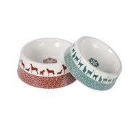 Pet Brands Christmas Dog Ceramic Bowl