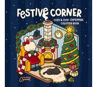 Festive Corner: Cozy & Cute Christmas Coloring Book