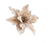 Festive Decoration Essential, Flannel Handmade Simulation Christmas Flower ( for CHAMPAGNE)