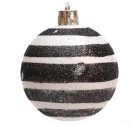 Festive Decoration Essentials Set of 6 Plastic Christmas Balls Perfect for Home Styling (B)