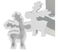 Festive Deer Candle Mould - Christmas Deer Candle Mould | Handmade Soap Making Mould | Resin Crafts to Make a Deer of N Pendant